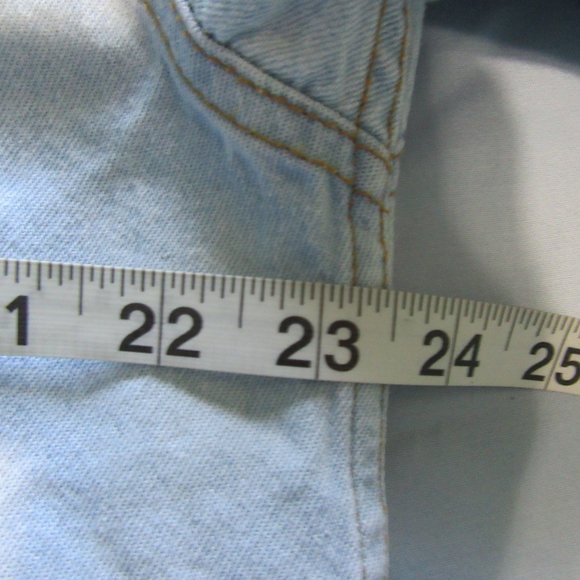 Mens Vtg Native American Wolf Print Denim Button Up Shirt Sz M - Picture 3 of 7